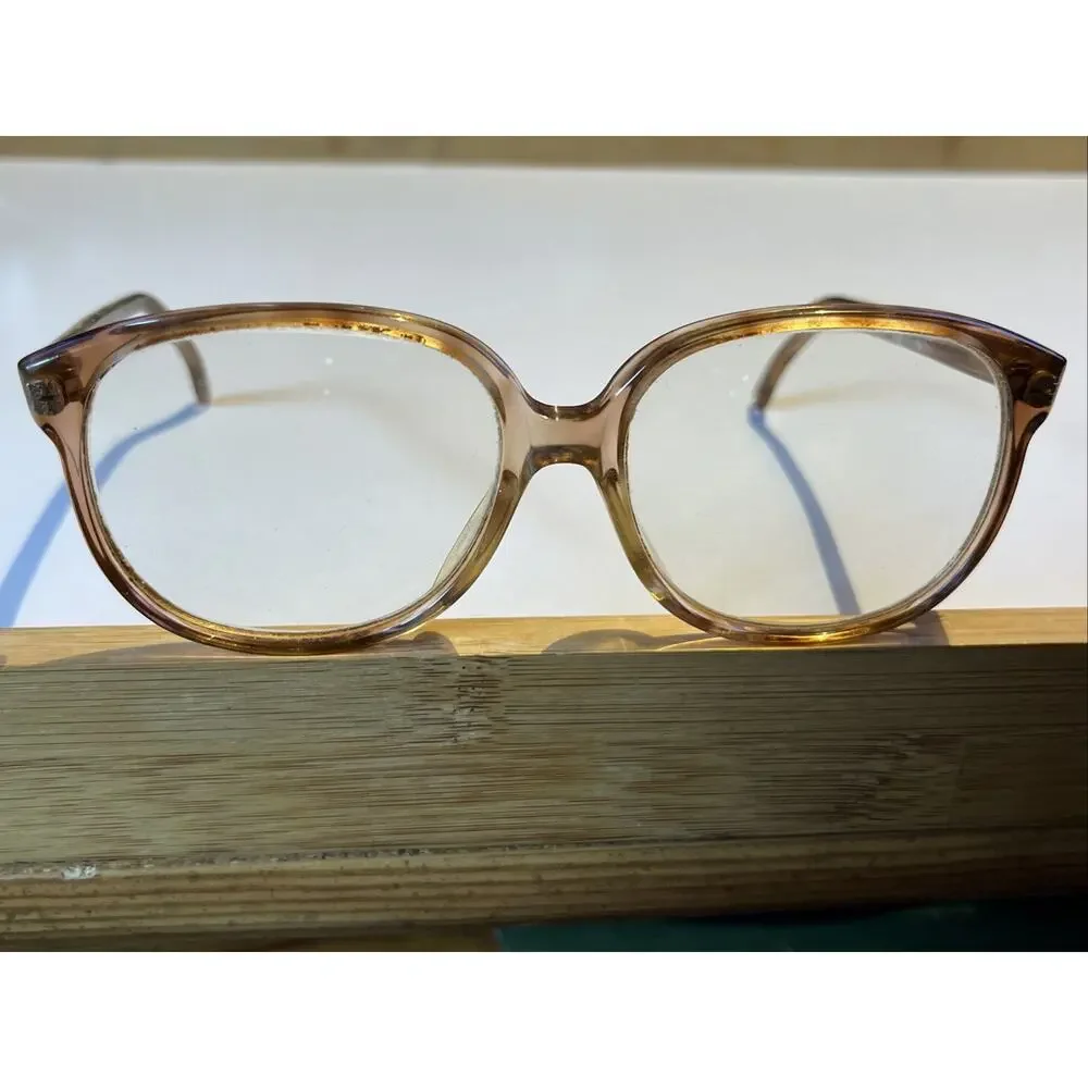 Vintage Foremost Eyeglasses 55-15-140 Made in USA Brown Tortoise Frames Only
